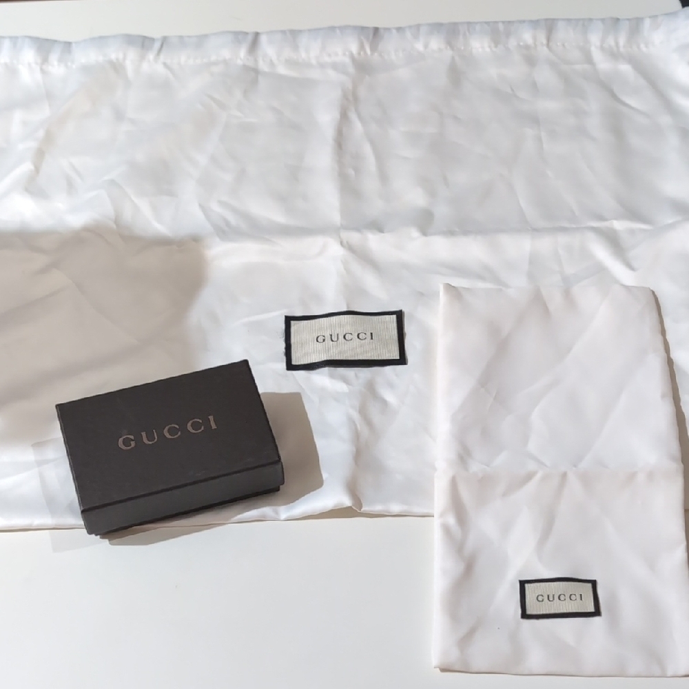 Gucci White Dust Bag Set